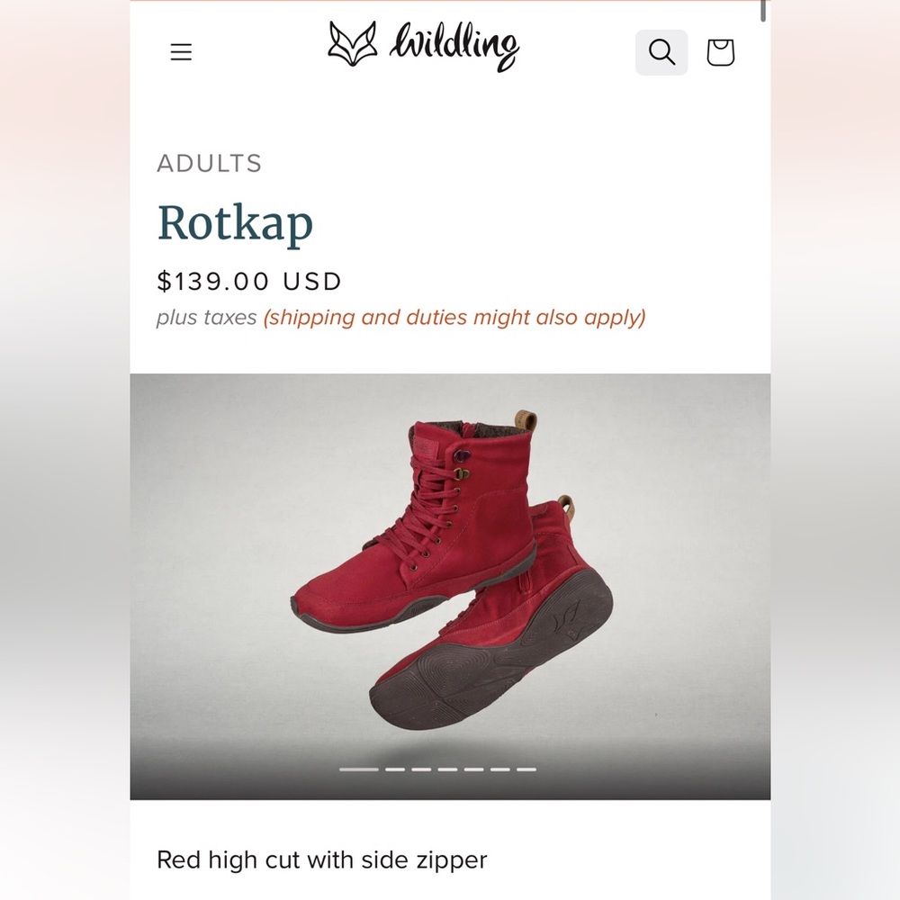 Red High-Top Sneakers